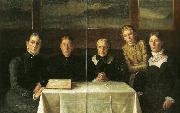 Michael Ancher juledag oil painting artist